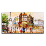 Street View of Paris Premium Wall Painting - Decor Smart