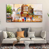 Street View of Paris Premium Wall Painting - Decor Smart