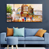 Street View of Paris Premium Wall Painting - Decor Smart