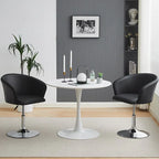 Stylish Adjustable Bar Lounge Chair with Curved Back Design