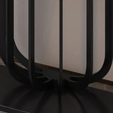 Stylish White Marble Top Console Table - Decor Smart