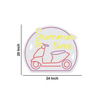 Summer Time Text Neon Sign LED Light