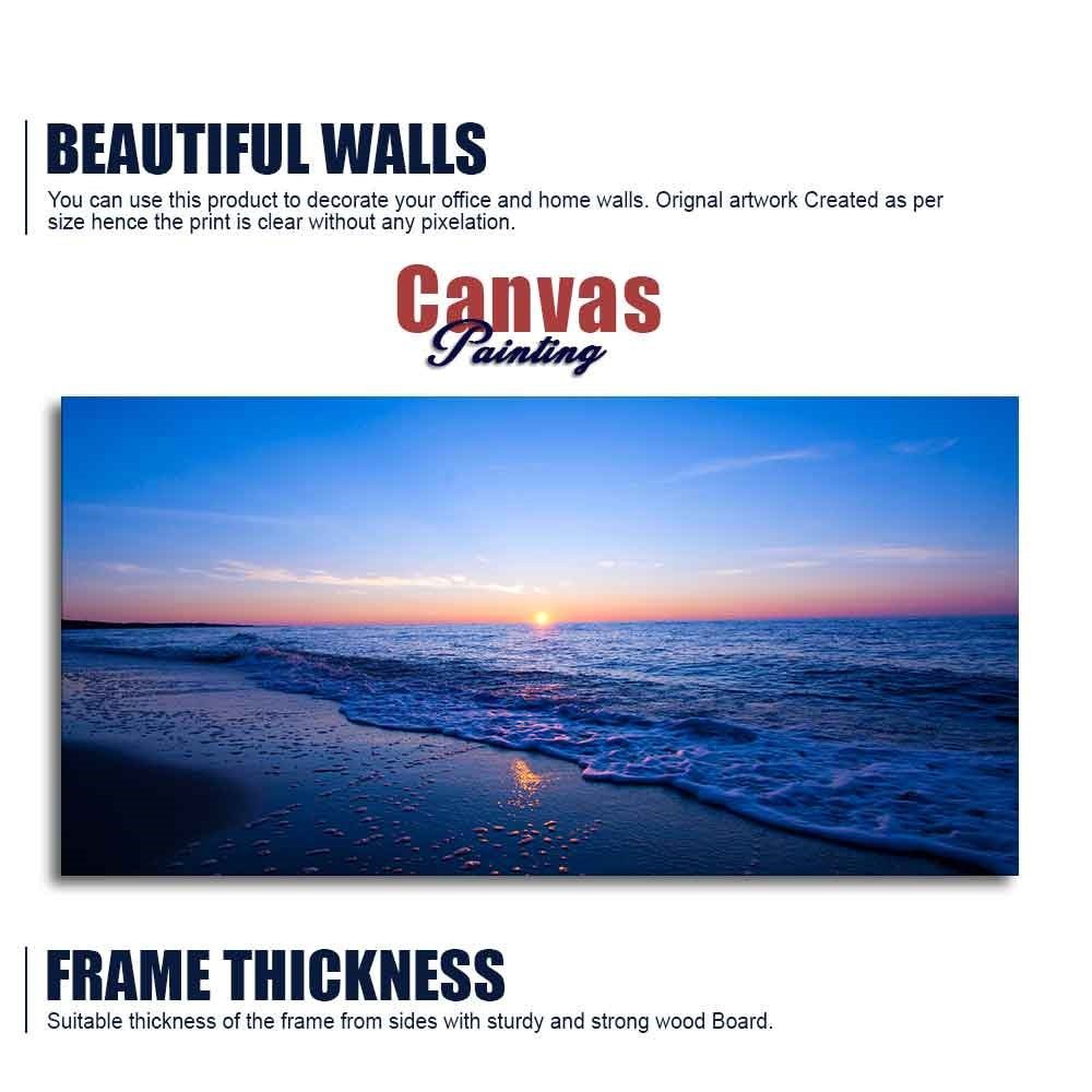 Sunset Sea Horizon Premium Canvas Wall Painting - Decor Smart