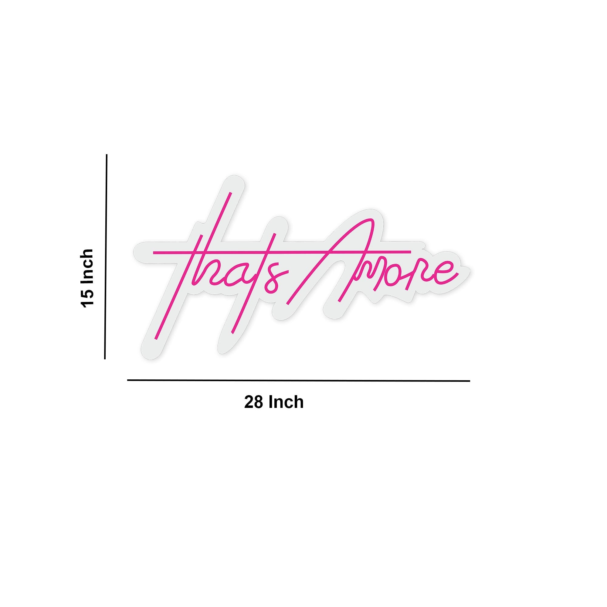 That‚Äö√Ñ√¥s A More Text Neon Sign LED Light