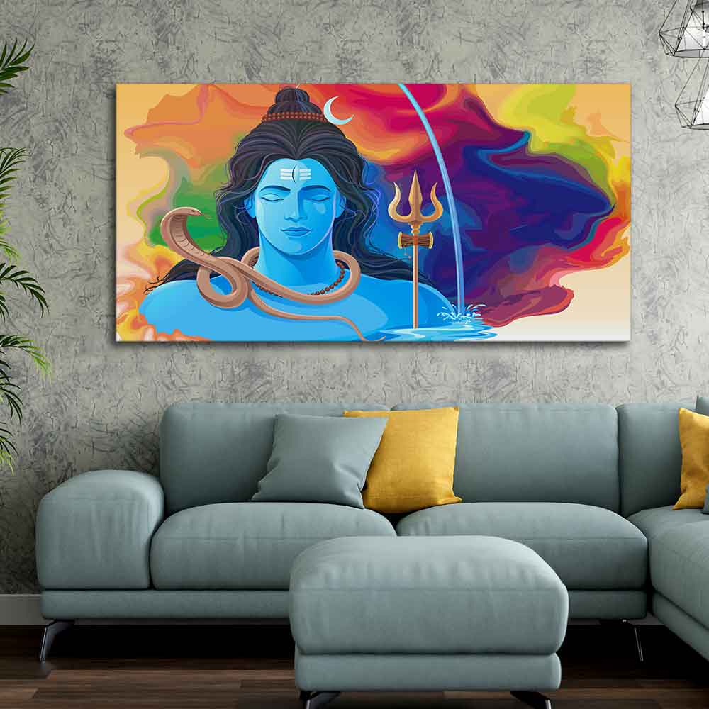Lord Shiva – The God of Destruction Wall Art by Decor Smart