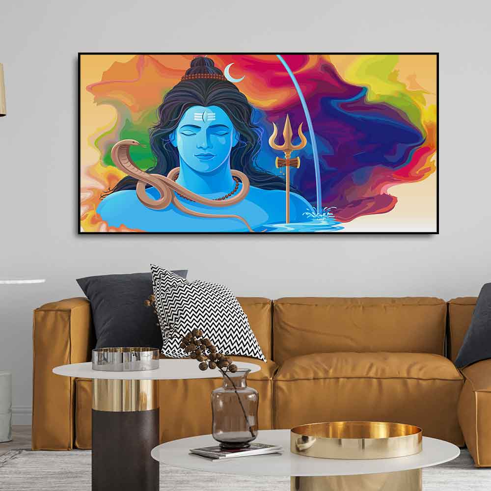 Lord Shiva – The God of Destruction Wall Art by Decor Smart