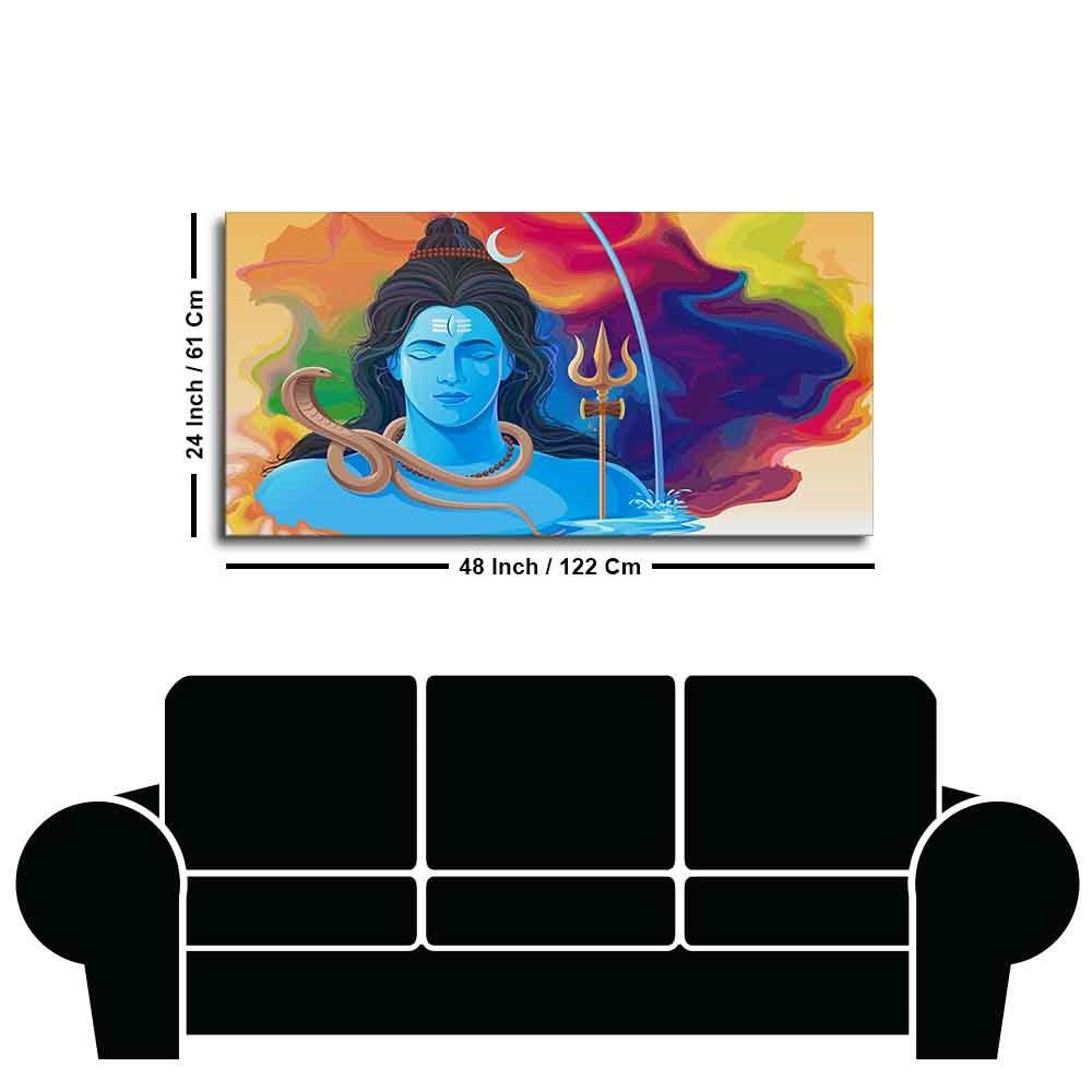 Lord Shiva – The God of Destruction Wall Art by Decor Smart