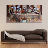 The Last Supper of Christ in Church Canvas Wall Painting - Decor Smart