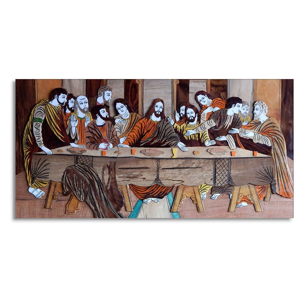 The Last Supper of Christ in Church Canvas Wall Painting - Decor Smart