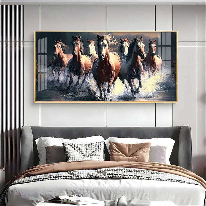 The Pride Run Premium Acrylic Floating Wall Painting - Decor Smart