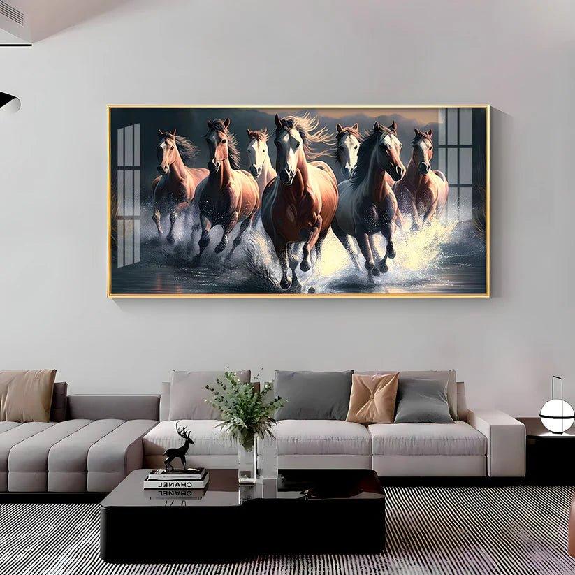 The Pride Run Premium Acrylic Floating Wall Painting - Decor Smart