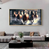 The Pride Run Premium Acrylic Floating Wall Painting - Decor Smart