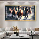 The Pride Run Premium Acrylic Floating Wall Painting - Decor Smart