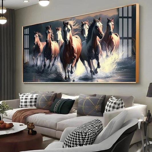 The Pride Run Premium Acrylic Floating Wall Painting - Decor Smart