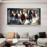 The Pride Run Premium Acrylic Floating Wall Painting - Decor Smart