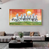 The Rising Sun Premium Acrylic Floating Wall Painting - Decor Smart