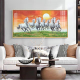 The Rising Sun Premium Acrylic Floating Wall Painting - Decor Smart