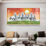 The Rising Sun Premium Acrylic Floating Wall Painting - Decor Smart