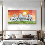 The Rising Sun Premium Acrylic Floating Wall Painting - Decor Smart