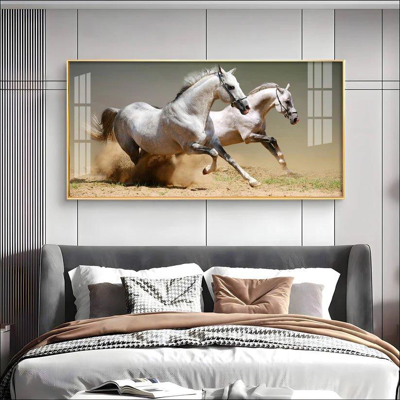 The Victory Run Premium Acrylic Floating Wall Painting - Decor Smart