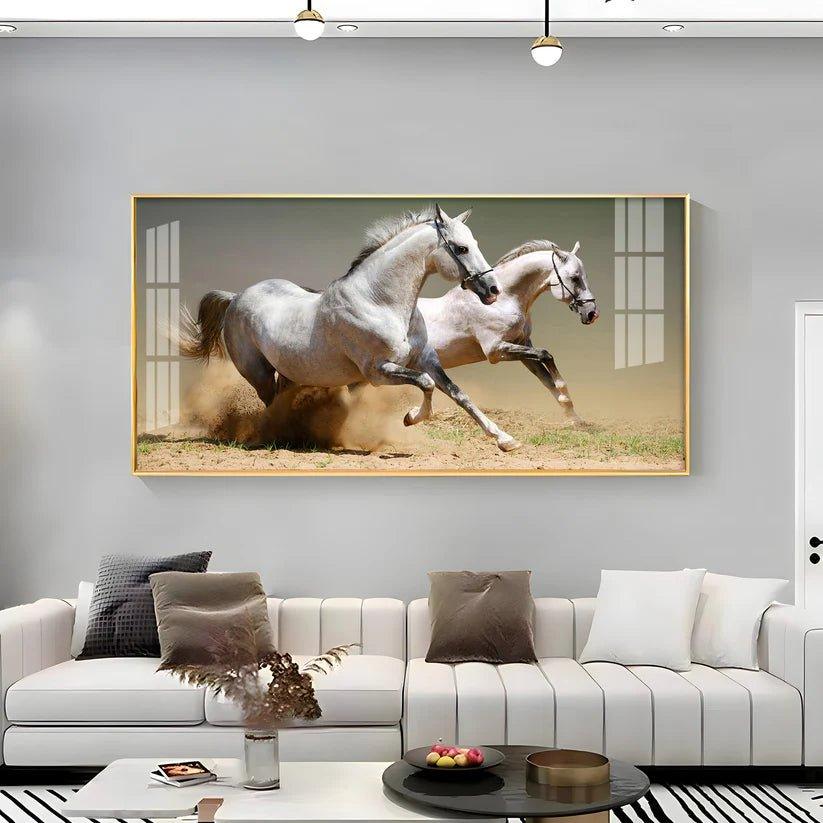 The Victory Run Premium Acrylic Floating Wall Painting - Decor Smart
