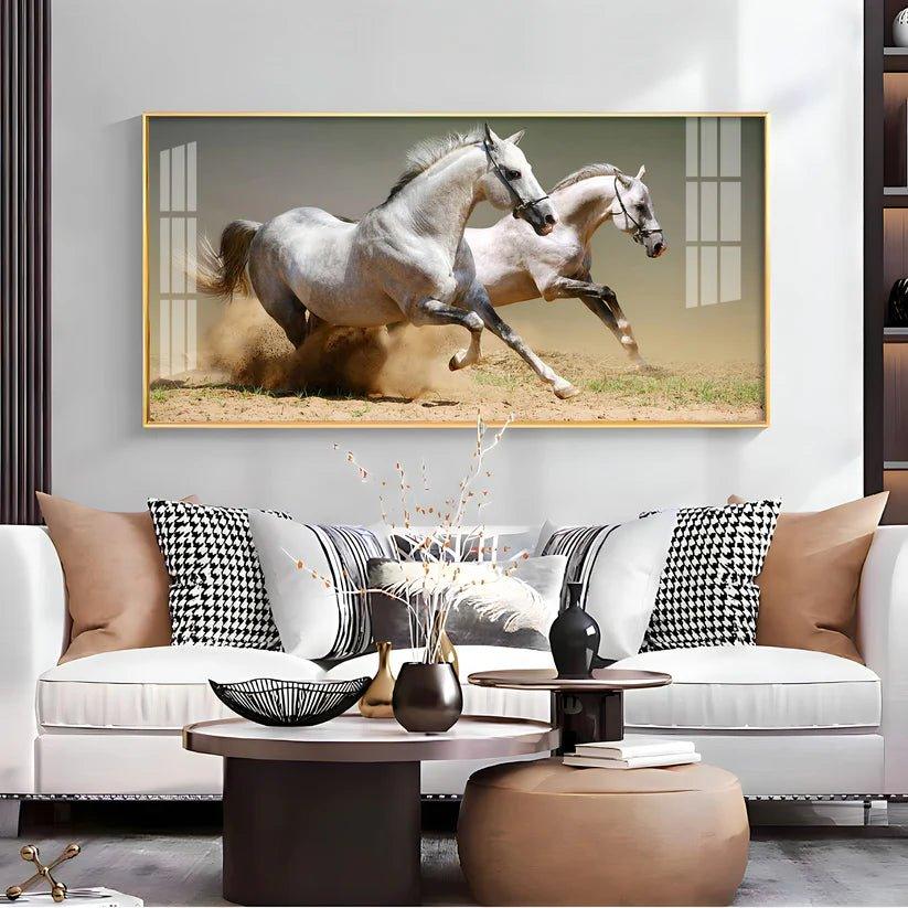 The Victory Run Premium Acrylic Floating Wall Painting - Decor Smart