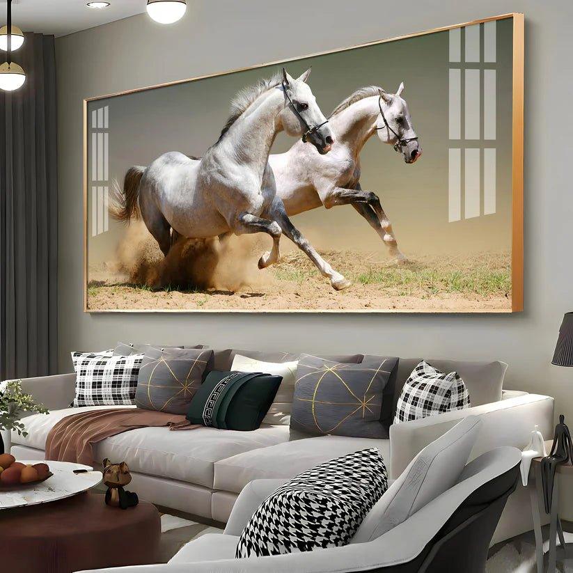 The Victory Run Premium Acrylic Floating Wall Painting - Decor Smart
