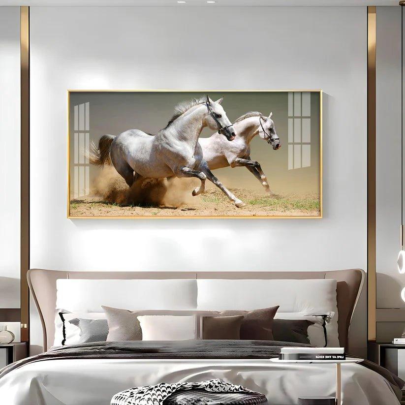 The Victory Run Premium Acrylic Floating Wall Painting - Decor Smart