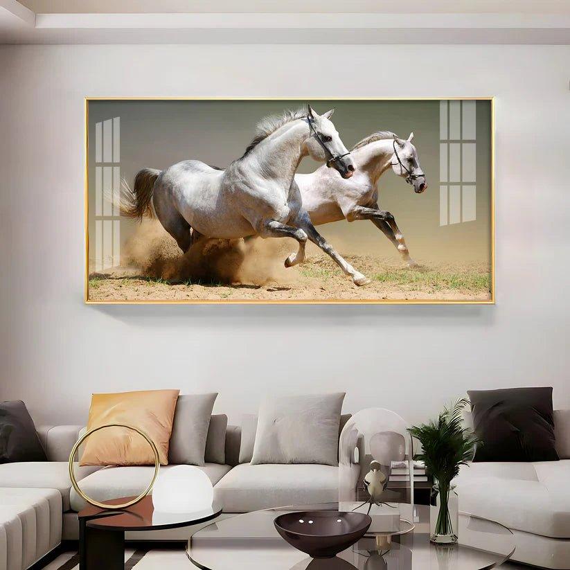The Victory Run Premium Acrylic Floating Wall Painting - Decor Smart