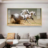 The Victory Run Premium Acrylic Floating Wall Painting - Decor Smart