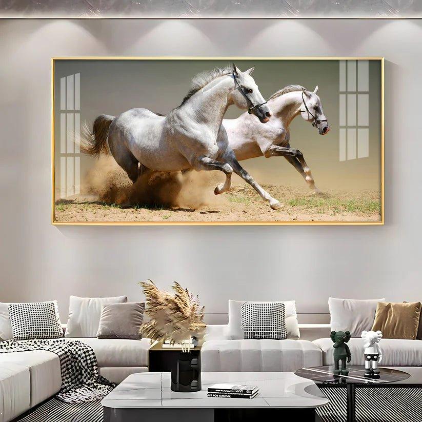 The Victory Run Premium Acrylic Floating Wall Painting - Decor Smart