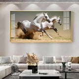 The Victory Run Premium Acrylic Floating Wall Painting - Decor Smart