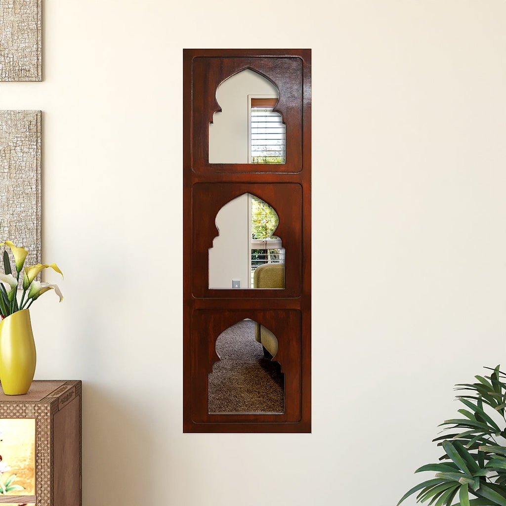 Traditional Antique Designer Jharokha Wall Mirror - Decor Smart