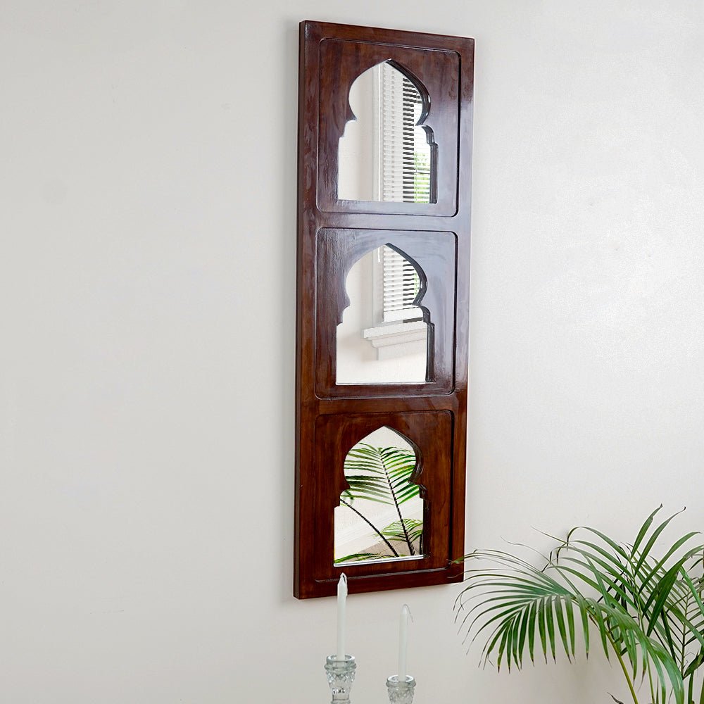 Traditional Antique Designer Jharokha Wall Mirror - Decor Smart