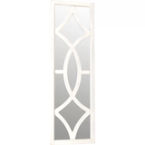 Traditional Design White Framed Finish Mirror - Decor Smart