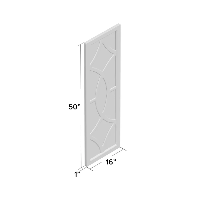Traditional Design White Framed Finish Mirror - Decor Smart