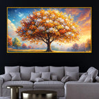 Tree of Life Crystal Glass Painting for Nature Décor
