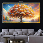 Tree of Life Crystal Glass Painting for Nature Décor