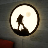 Trekking Backlit Wooden Wall Decor with LED Night Light - Decor Smart