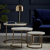 Trio Golden Premium Coffee Tables Set of 3 - Decor Smart
