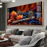 Troupe Of Bansuri Premium Acrylic Floating Wall Painting - Decor Smart