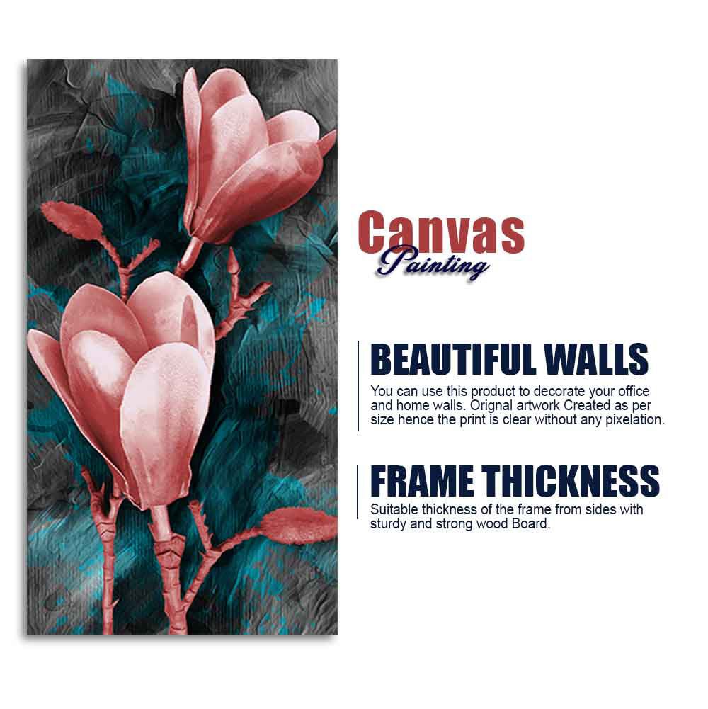 Tulips Flower Canvas Wall Hanging - Decor Smart