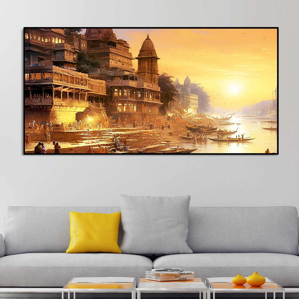 Spiritual city painting