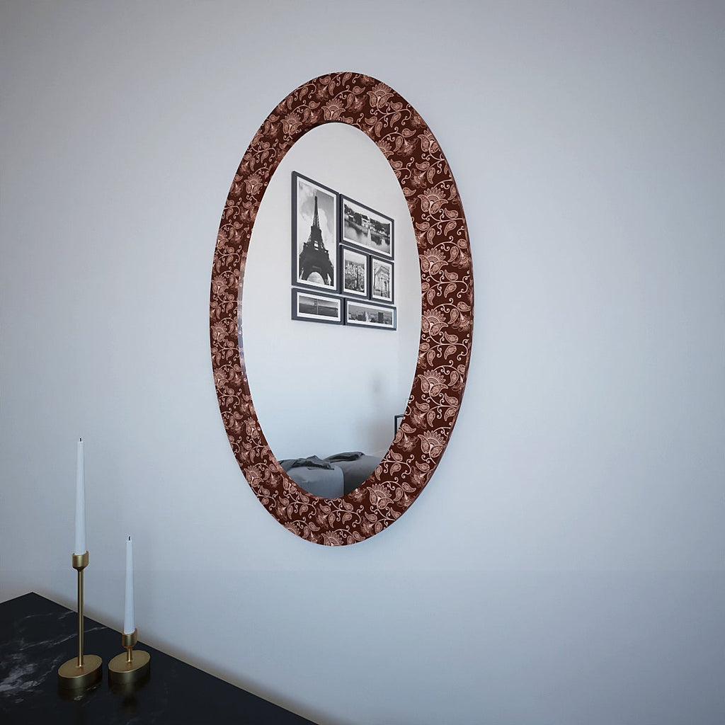  Oval Printed Mirror