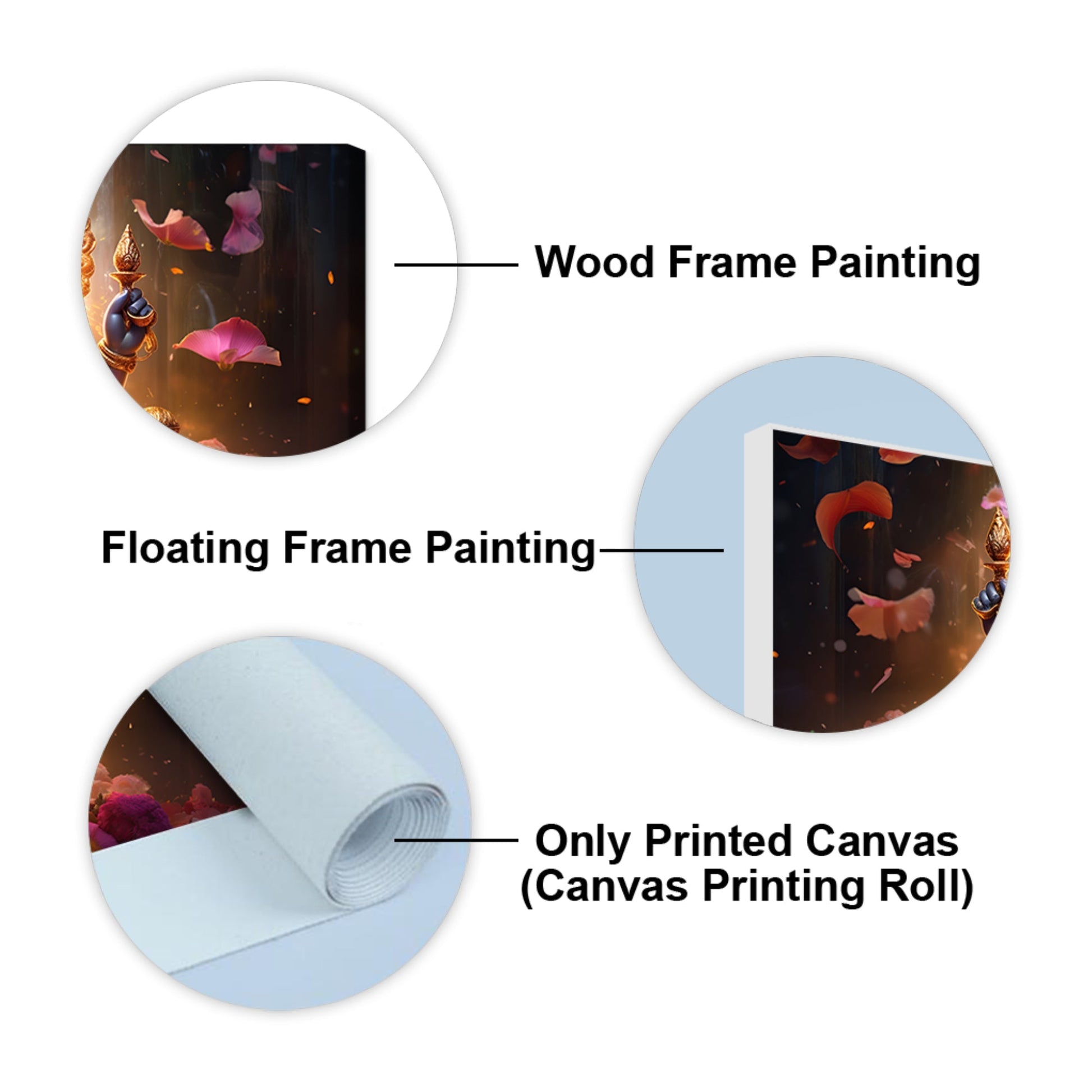 Vighnaharta Lord Ganpati Premium Canvas Wall Painting - Decor Smart