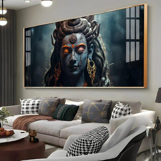 Viswanatha In Muse Premium Acrylic Floating Wall Painting - Decor Smart