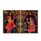 Wall Painting of Madhubani Art Set of 2