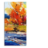 Watercolor Painting of Colorful Textured Art - Decor Smart