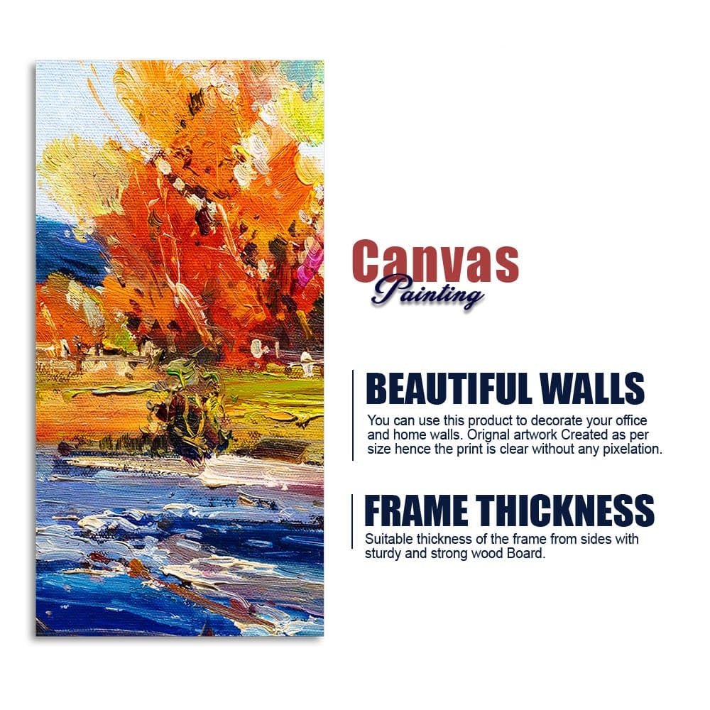Watercolor Painting of Colorful Textured Art - Decor Smart
