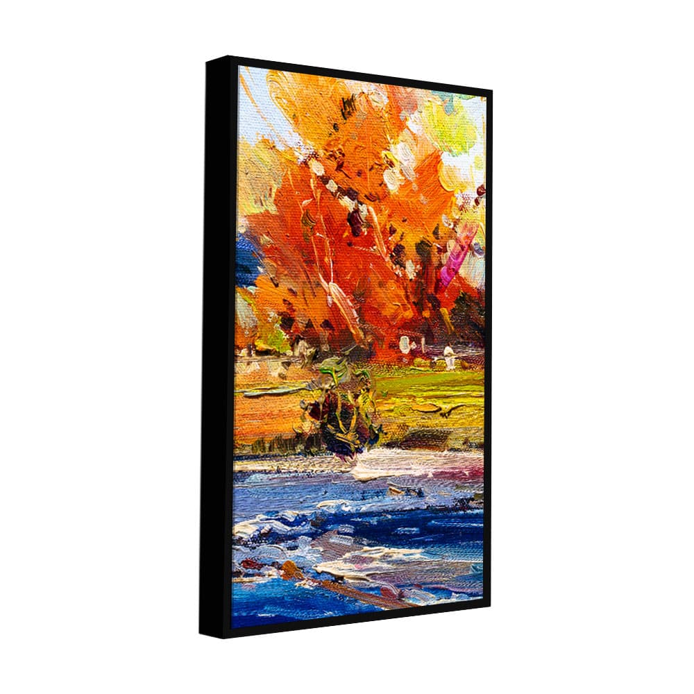 Watercolor Painting of Colorful Textured Art - Decor Smart